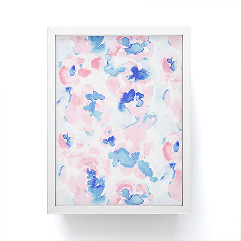 Jacqueline Maldonado Abstract Flora Pastel Framed Mini Art Print