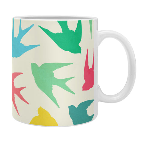 Jacqueline Maldonado Birds Multicolor Coffee Mug