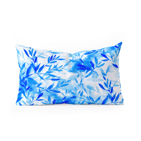 Jacqueline Maldonado Changes Blue Oblong Throw Pillow