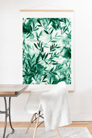 Jacqueline Maldonado Changes Green Art Print And Hanger