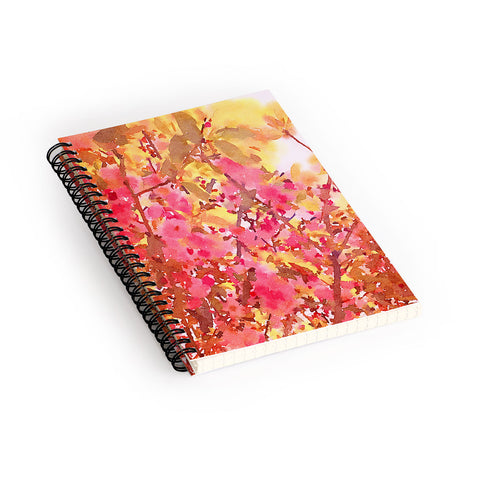Jacqueline Maldonado Cherry Blossom Canopy Spiral Notebook