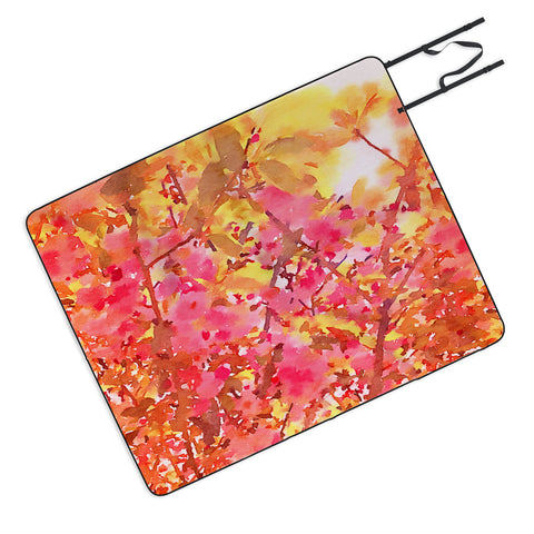 Jacqueline Maldonado Cherry Blossom Canopy Picnic Blanket