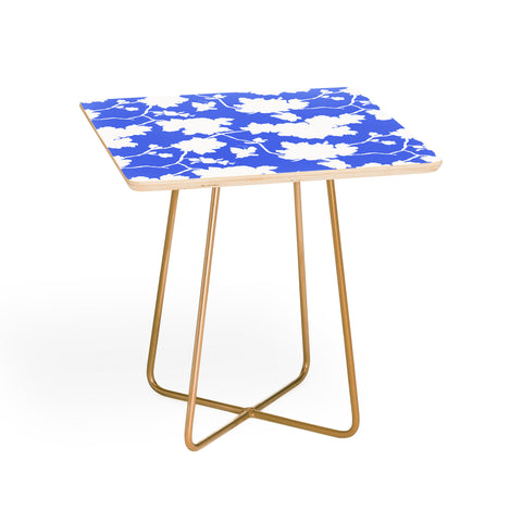 Jacqueline Maldonado Chinoserie Silhouette Blue Side Table