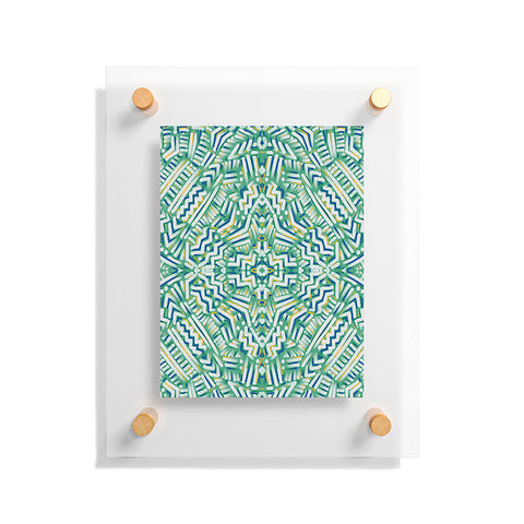 Jacqueline Maldonado Clandestine Green Floating Acrylic Print