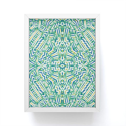 Jacqueline Maldonado Clandestine Green Framed Mini Art Print
