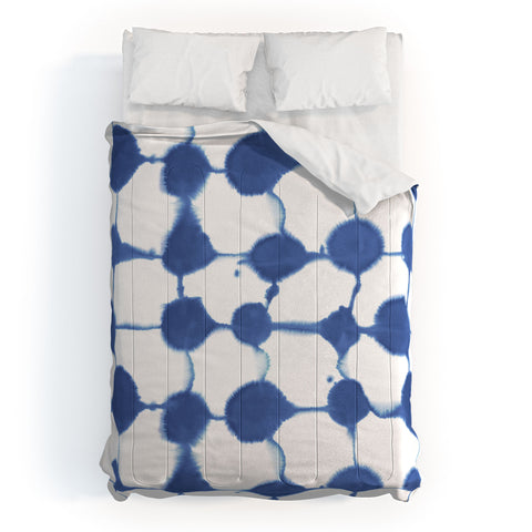 Jacqueline Maldonado Connect Dots Blue Comforter