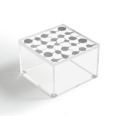 Jacqueline Maldonado Connect Dots Gray Acrylic Box