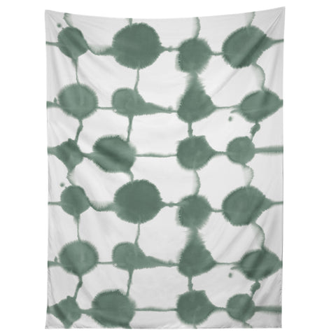 Jacqueline Maldonado Connect Dots Slate Green Tapestry