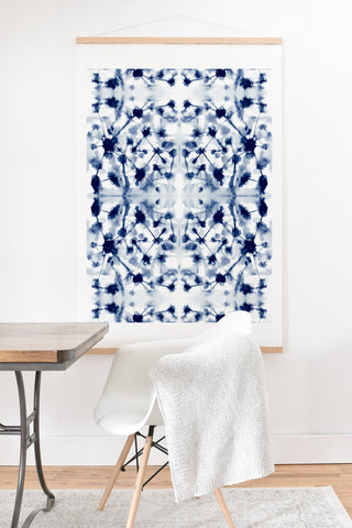 Jacqueline Maldonado Cosmic Connections Blue Art Print And Hanger
