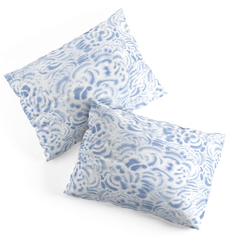 Jacqueline Maldonado Dye Curves Soft Blue Pillow Shams