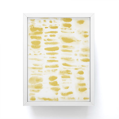 Jacqueline Maldonado Dye Dash Mustard Putty Framed Mini Art Print
