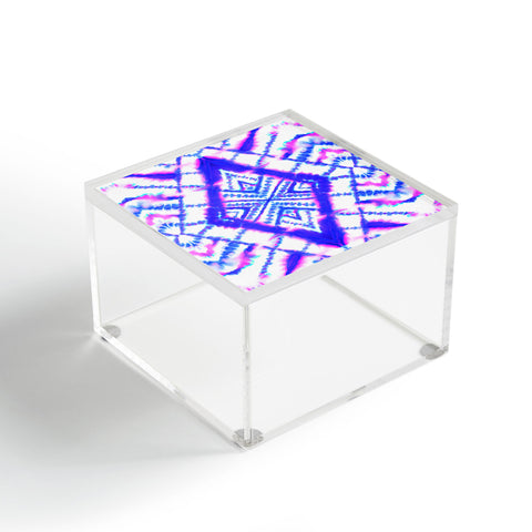 Jacqueline Maldonado Dye Diamond Iridescent Blue Acrylic Box