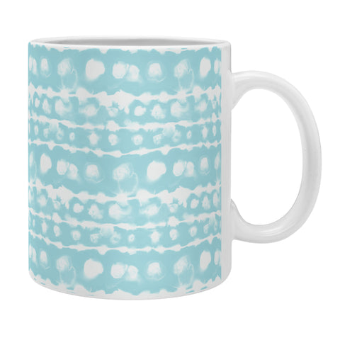 Jacqueline Maldonado Dye Dot Stripe Aqua Coffee Mug