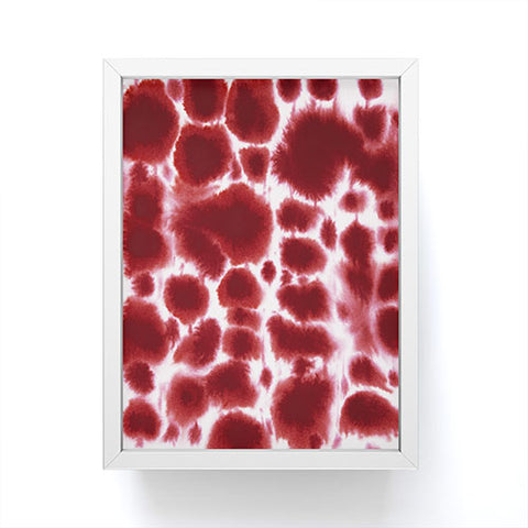 Jacqueline Maldonado Dye Dots Cinnamon Framed Mini Art Print