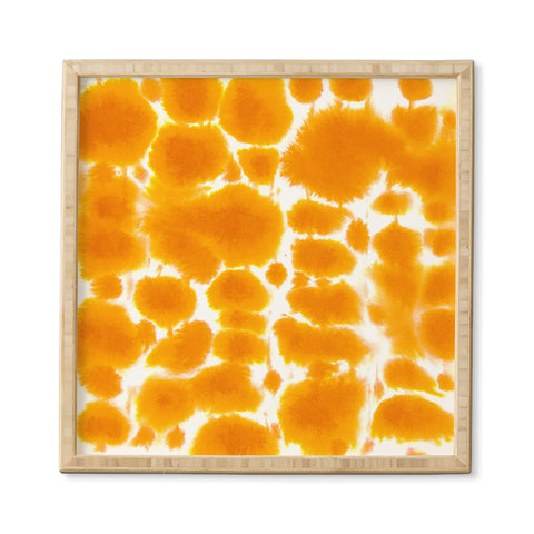 Jacqueline Maldonado Dye Dots Turmeric Framed Wall Art