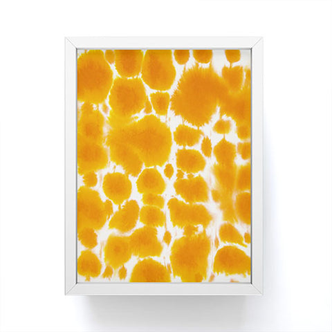 Jacqueline Maldonado Dye Dots Turmeric Framed Mini Art Print