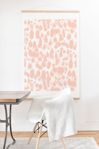 Jacqueline Maldonado Dye Drops Flamingo Art Print And Hanger