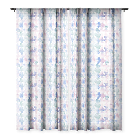 Jacqueline Maldonado Dye Ovals Pastel Sheer Window Curtain