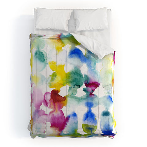 Jacqueline Maldonado Dye Ovals Vibrant Comforter