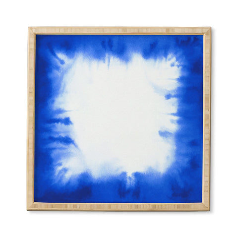 Jacqueline Maldonado Edge Dye Blue Framed Wall Art