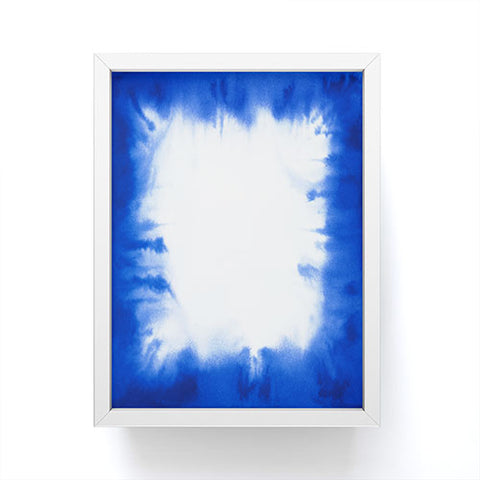 Jacqueline Maldonado Edge Dye Blue Framed Mini Art Print