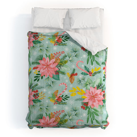 Jacqueline Maldonado Festive Floral bright Comforter