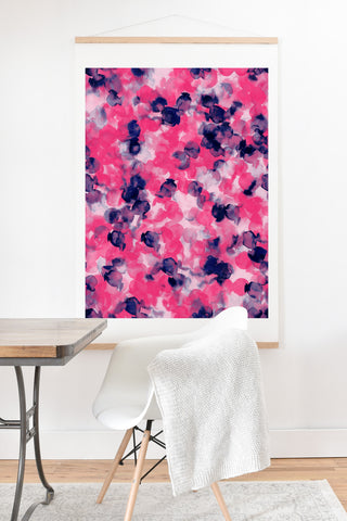 Jacqueline Maldonado Filigree Pink Indigo Art Print And Hanger