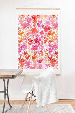 Jacqueline Maldonado Flirt Pink Art Print And Hanger