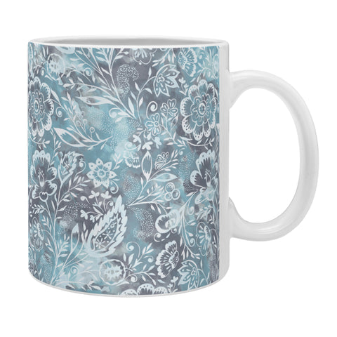 Jacqueline Maldonado Folk Floral Grey Coffee Mug