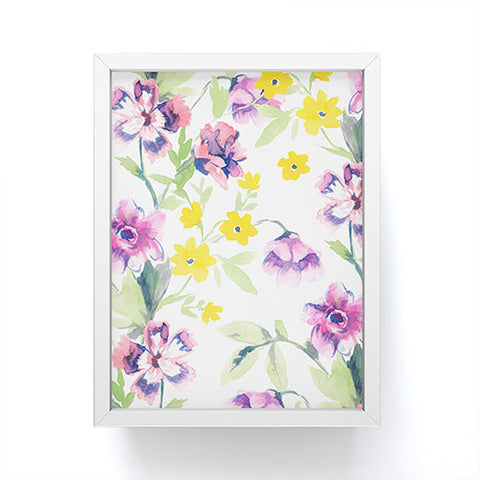 Jacqueline Maldonado Garden Journal Pink Framed Mini Art Print