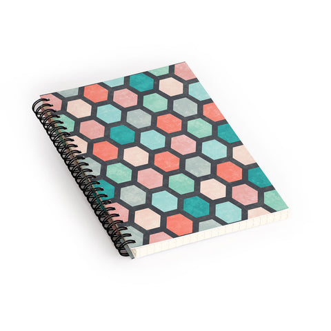 Jacqueline Maldonado Hexagon 1 Spiral Notebook