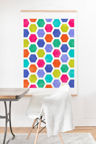 Jacqueline Maldonado Hexagon 2 Art Print And Hanger