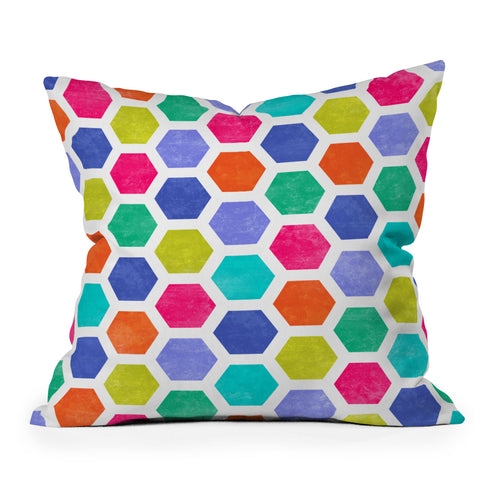 Jacqueline Maldonado Hexagon 2 Throw Pillow