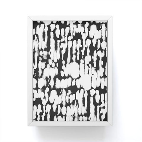 Jacqueline Maldonado Inky Inverse Black and White Framed Mini Art Print
