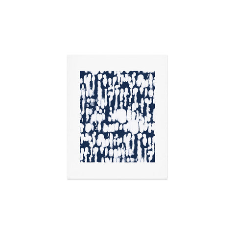 Jacqueline Maldonado Inky Inverse Dark Blue Art Print