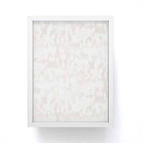 Jacqueline Maldonado Inverse Ice Dye Neutral Framed Mini Art Print