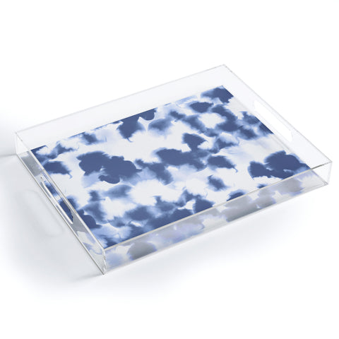 Jacqueline Maldonado Kindred Spirits Slate Blue Acrylic Tray