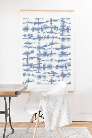 Jacqueline Maldonado Lateral Slate Blue Art Print And Hanger