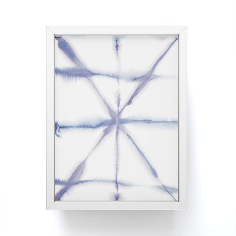 Jacqueline Maldonado Light Dye Folding Blues Framed Mini Art Print