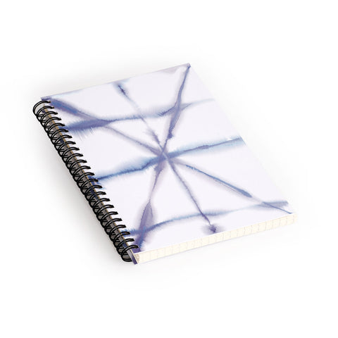Jacqueline Maldonado Light Dye Folding Blues Spiral Notebook