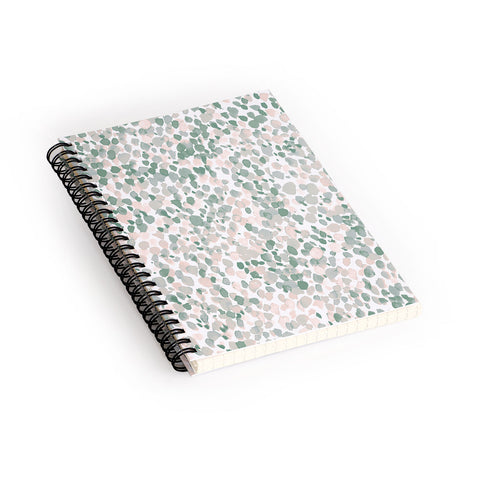 Jacqueline Maldonado Lighthearted Flamingo Green Spiral Notebook