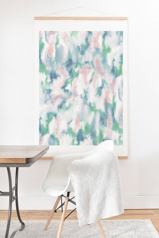 Jacqueline Maldonado Love Spell Green Pink Blue Art Print And Hanger