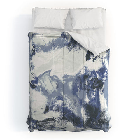 Jacqueline Maldonado Marble Mist Blue Comforter