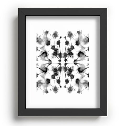 Jacqueline Maldonado Mirror Dye Black and White Recessed Framing Rectangle