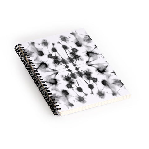 Jacqueline Maldonado Mirror Dye Black and White Spiral Notebook