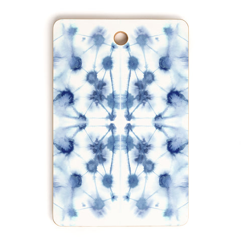 Jacqueline Maldonado Mirror Dye Blue Cutting Board Rectangle