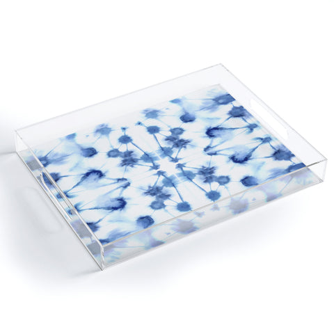 Jacqueline Maldonado Mirror Dye Blue Acrylic Tray