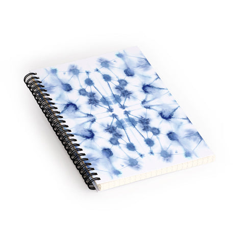 Jacqueline Maldonado Mirror Dye Blue Spiral Notebook