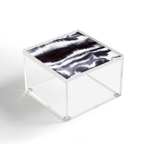 Jacqueline Maldonado Ombre Waves Cool Black Acrylic Box