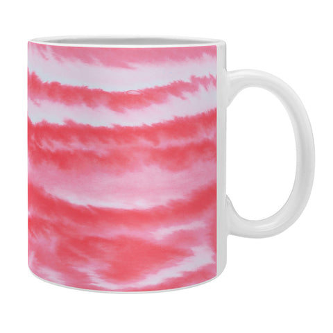 Jacqueline Maldonado Ombre Waves Coral Coffee Mug
